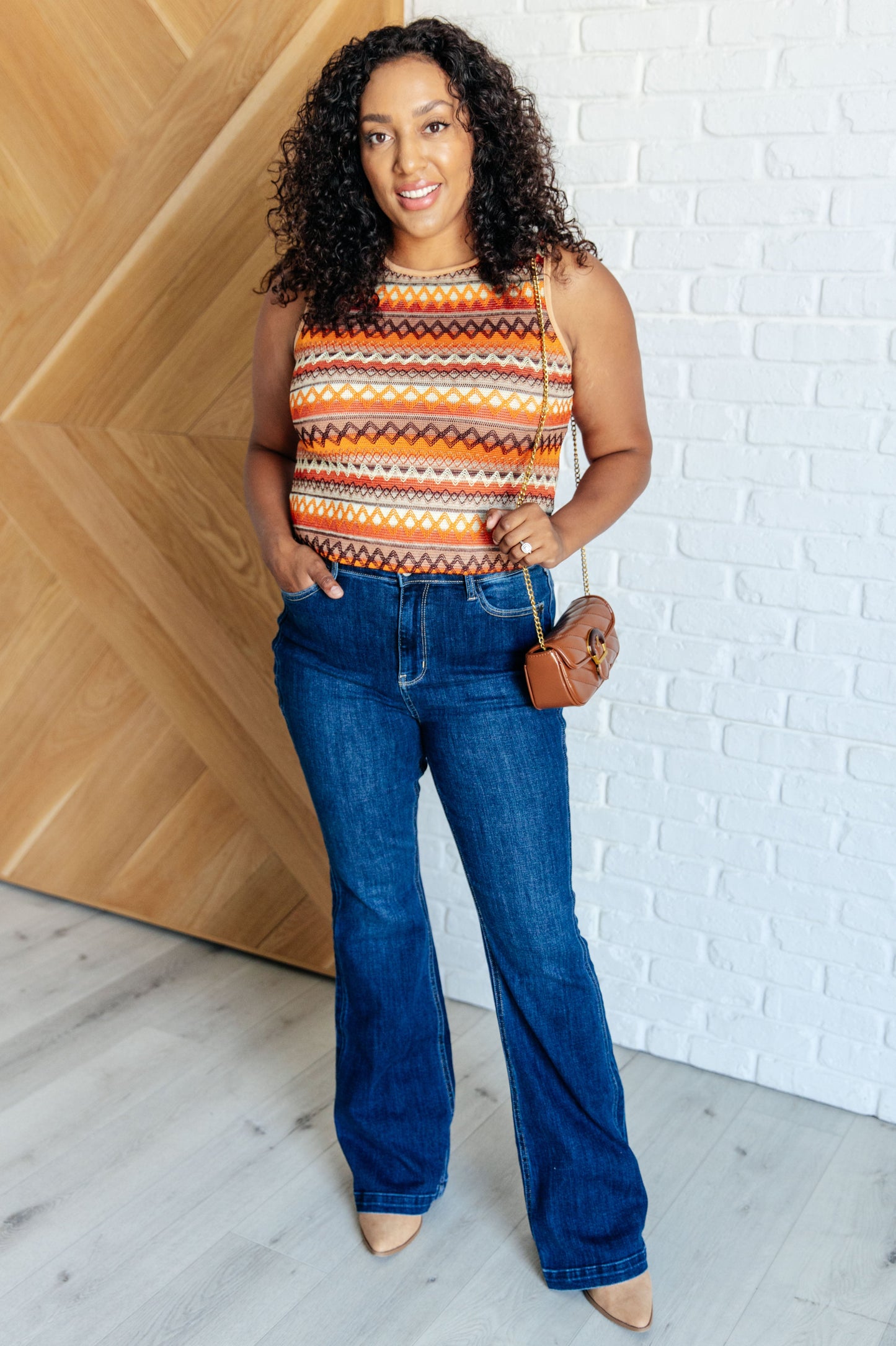 Judy Blue Mavis Side Seam Detail Flare Jeans