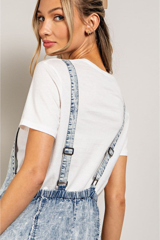 EE:SOME WASHED TIE DYE TENCEL JUMPSUIT