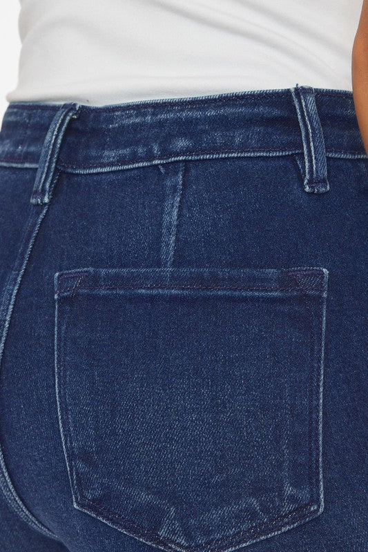 Kancan High Rise Slim Flare Jean