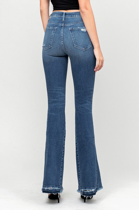 Flying Monkey High Rise Distressed Flare