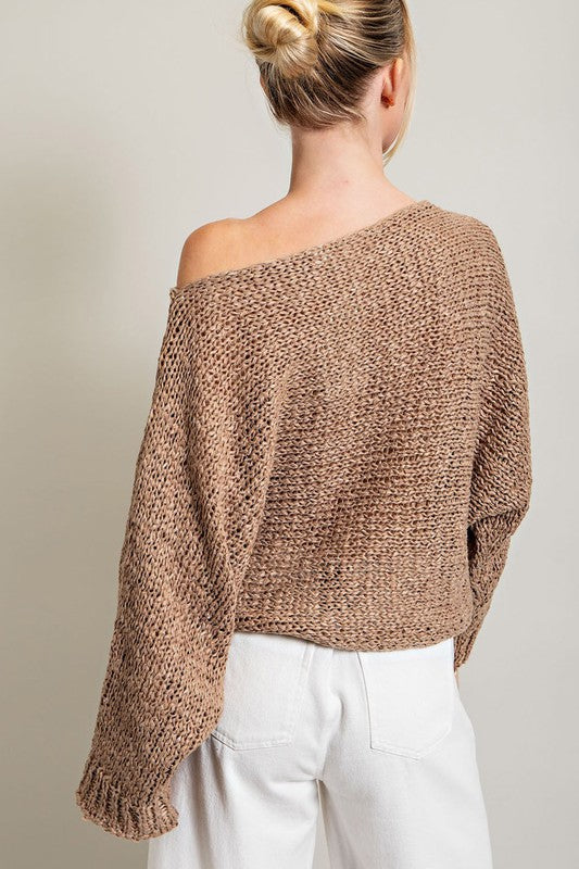 ee:some Loose Fit Knit Top