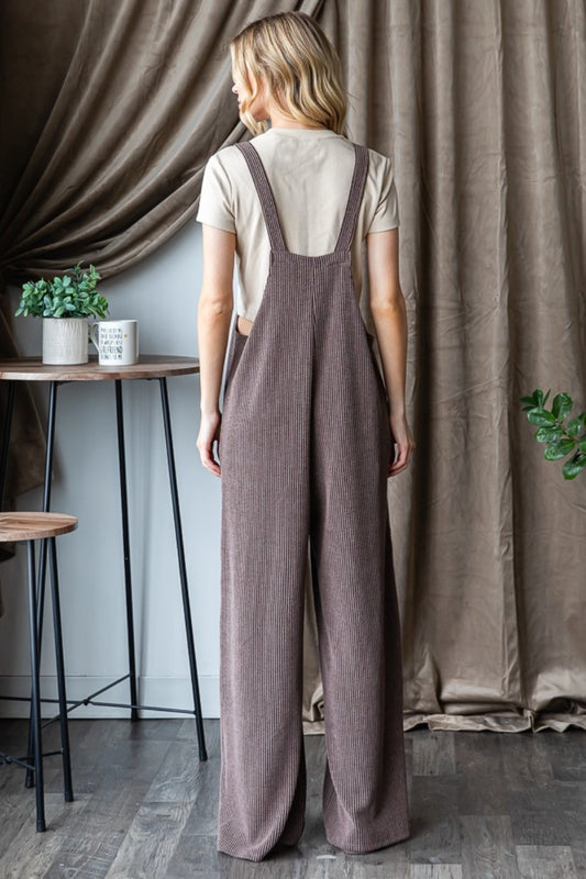 Heimish Front Pocket Sleeveless Jumpsuit