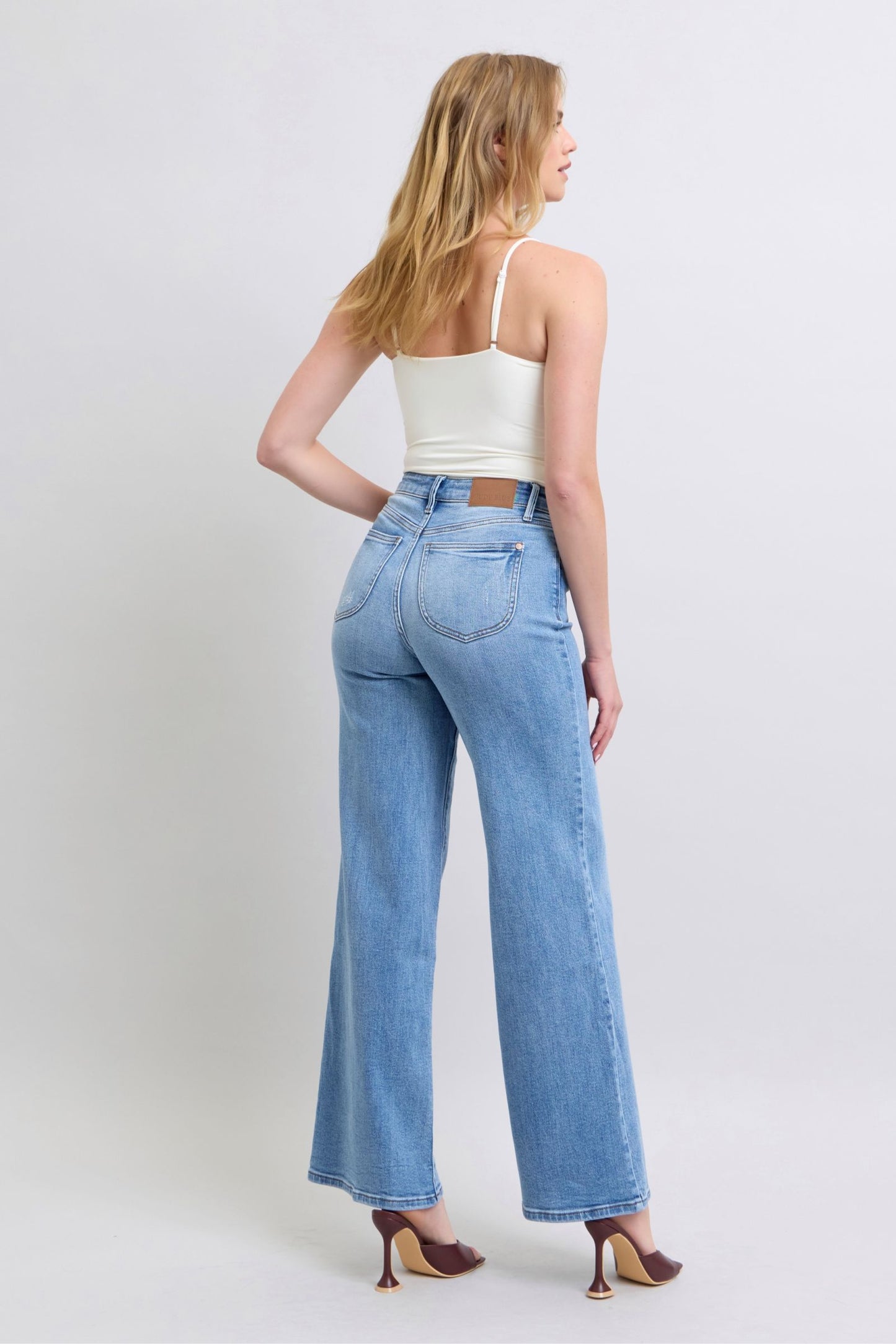 Judy Blue Delia Wide Leg Jeans