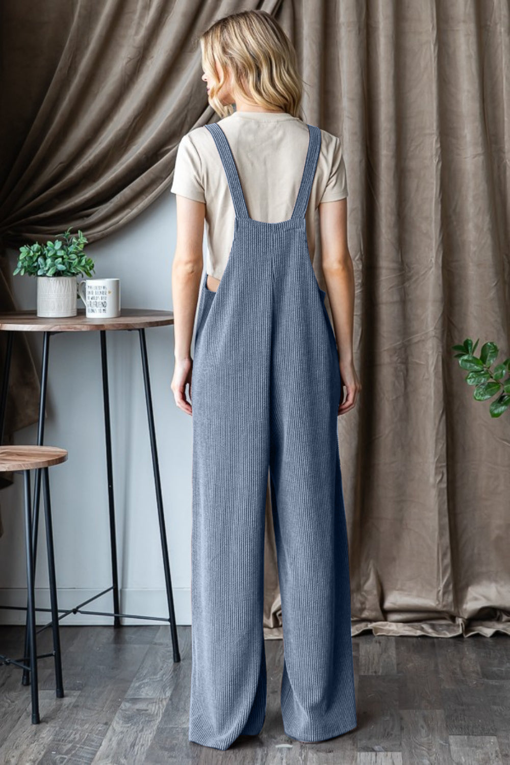 Heimish Front Pocket Sleeveless Jumpsuit
