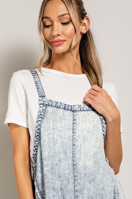 EE:SOME WASHED TIE DYE TENCEL JUMPSUIT