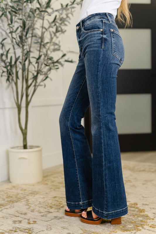 Judy Blue Bonnie High Waist Trouser Flare