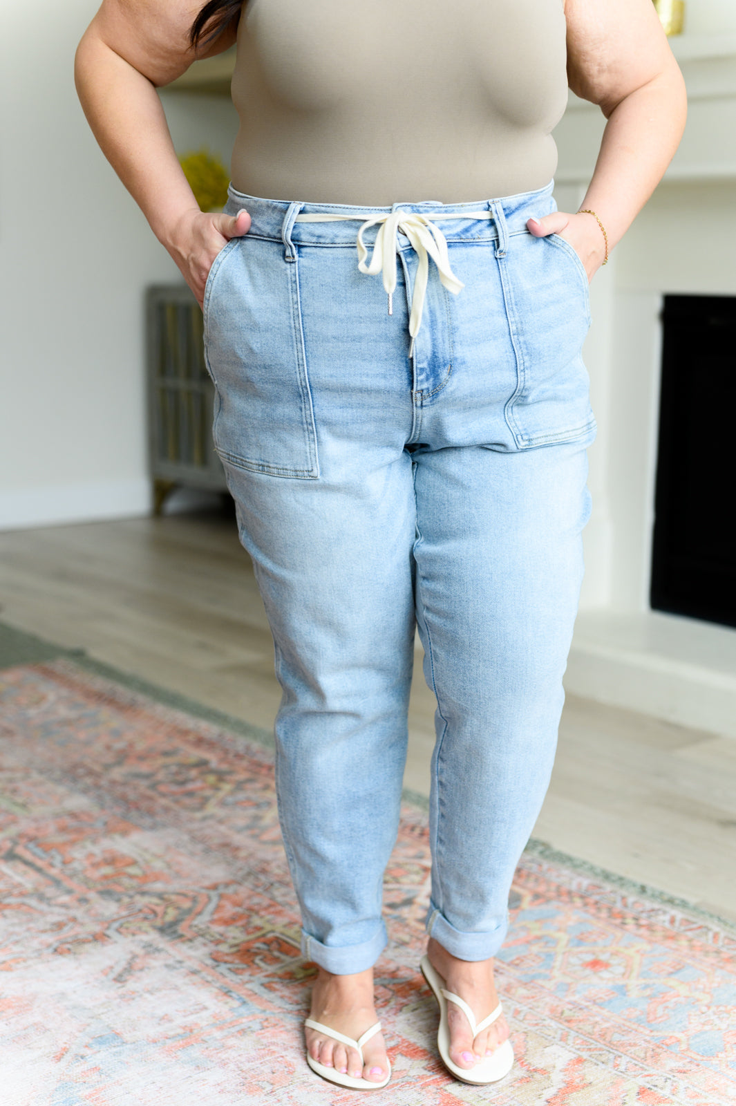 Judy Blue Cooper High Rise Vintage Denim Jogger