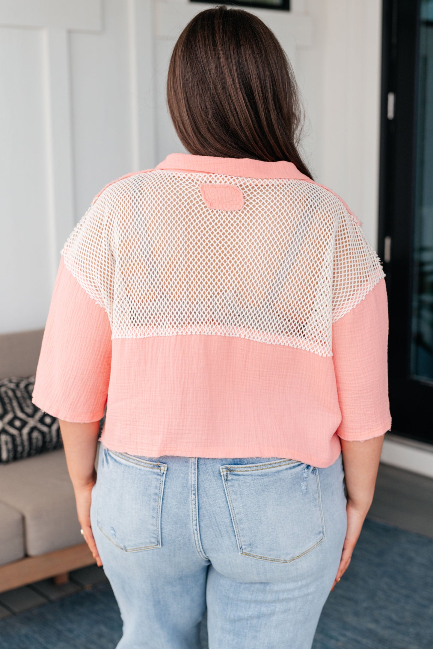 POL Havana Nights Button Up Top