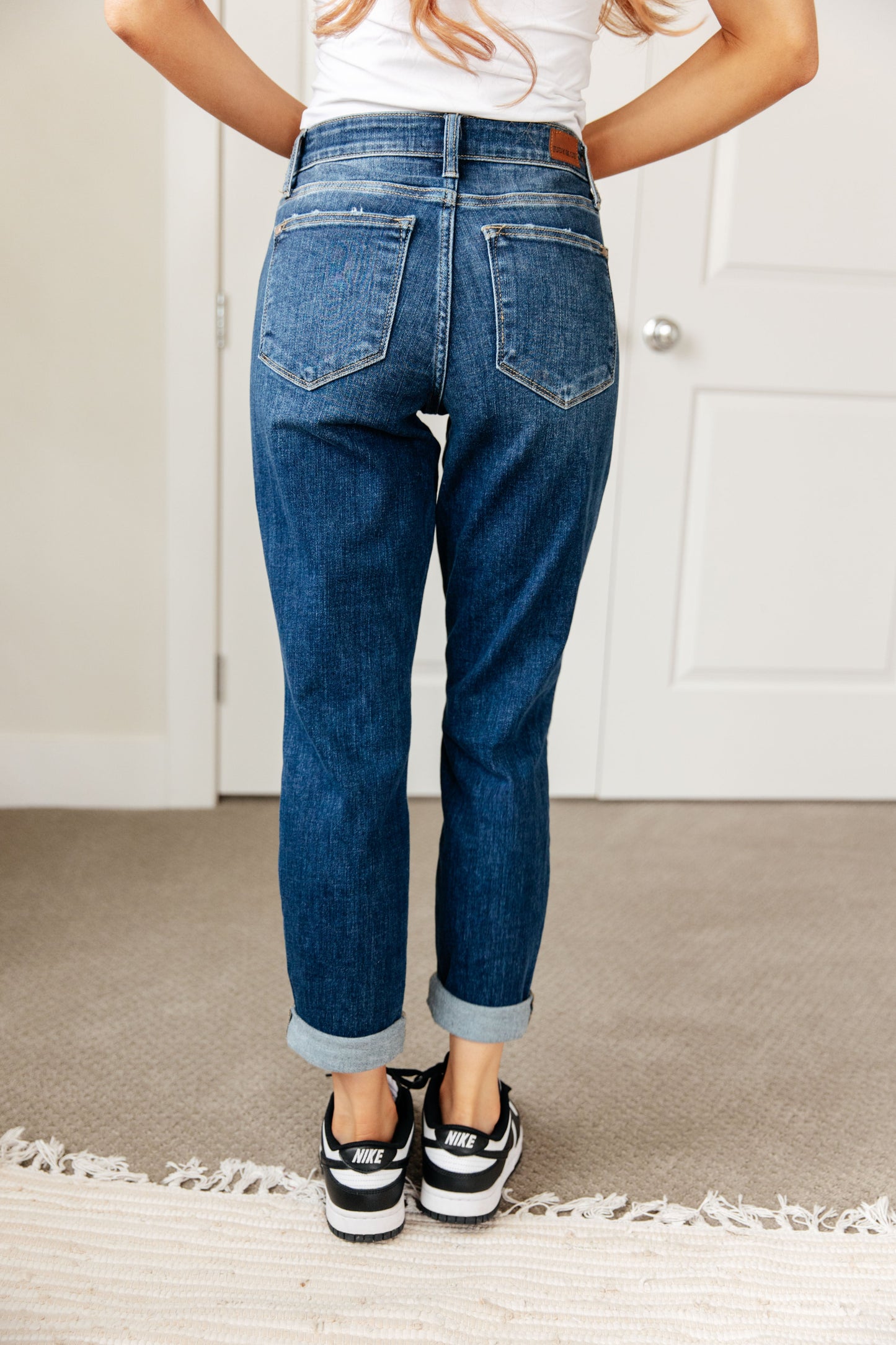 Judy Blue London Cuffed Boyfriend Jeans