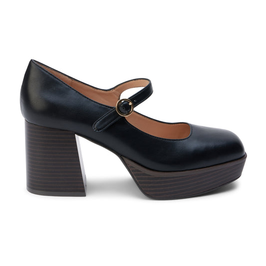 Matilda Platform Heel in Black