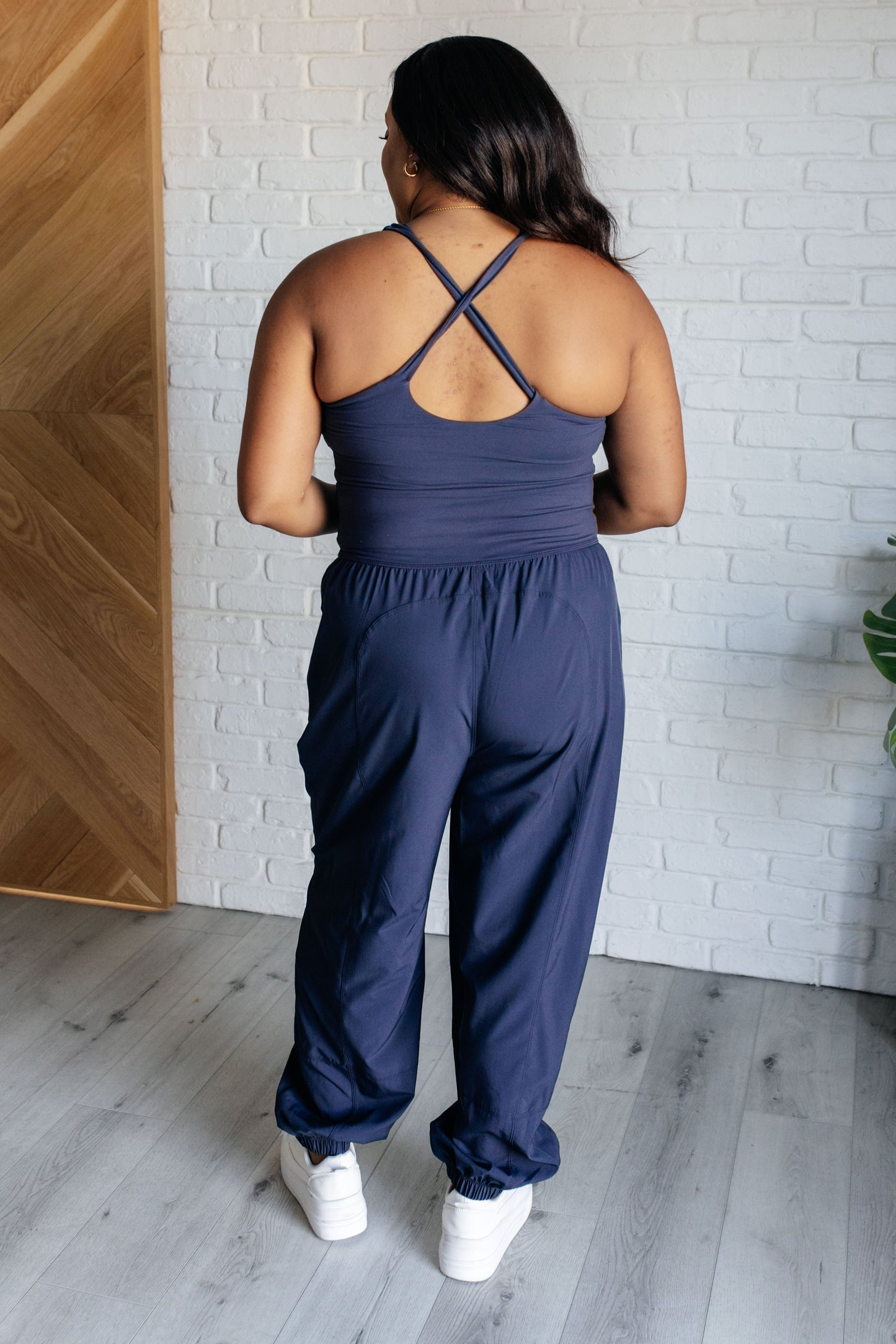 Raising Heart Rates Rae Mode Cut Out Jumpsuit in Navy