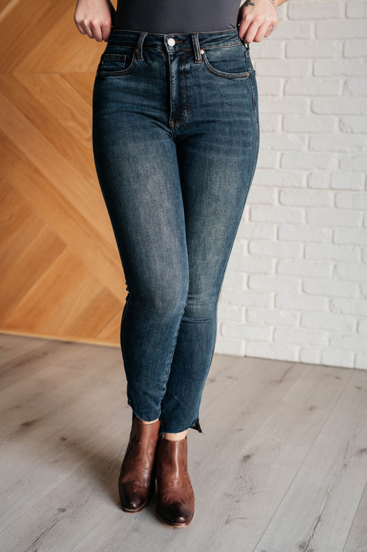 Judy Blue Tessa High Rise Tummy Control Step Hem Jeans