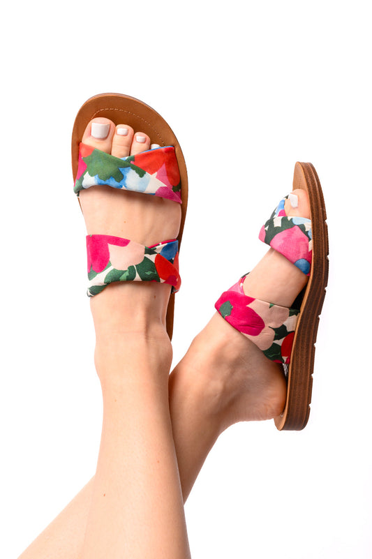 Corkys With a Twist Sandal in Flowers