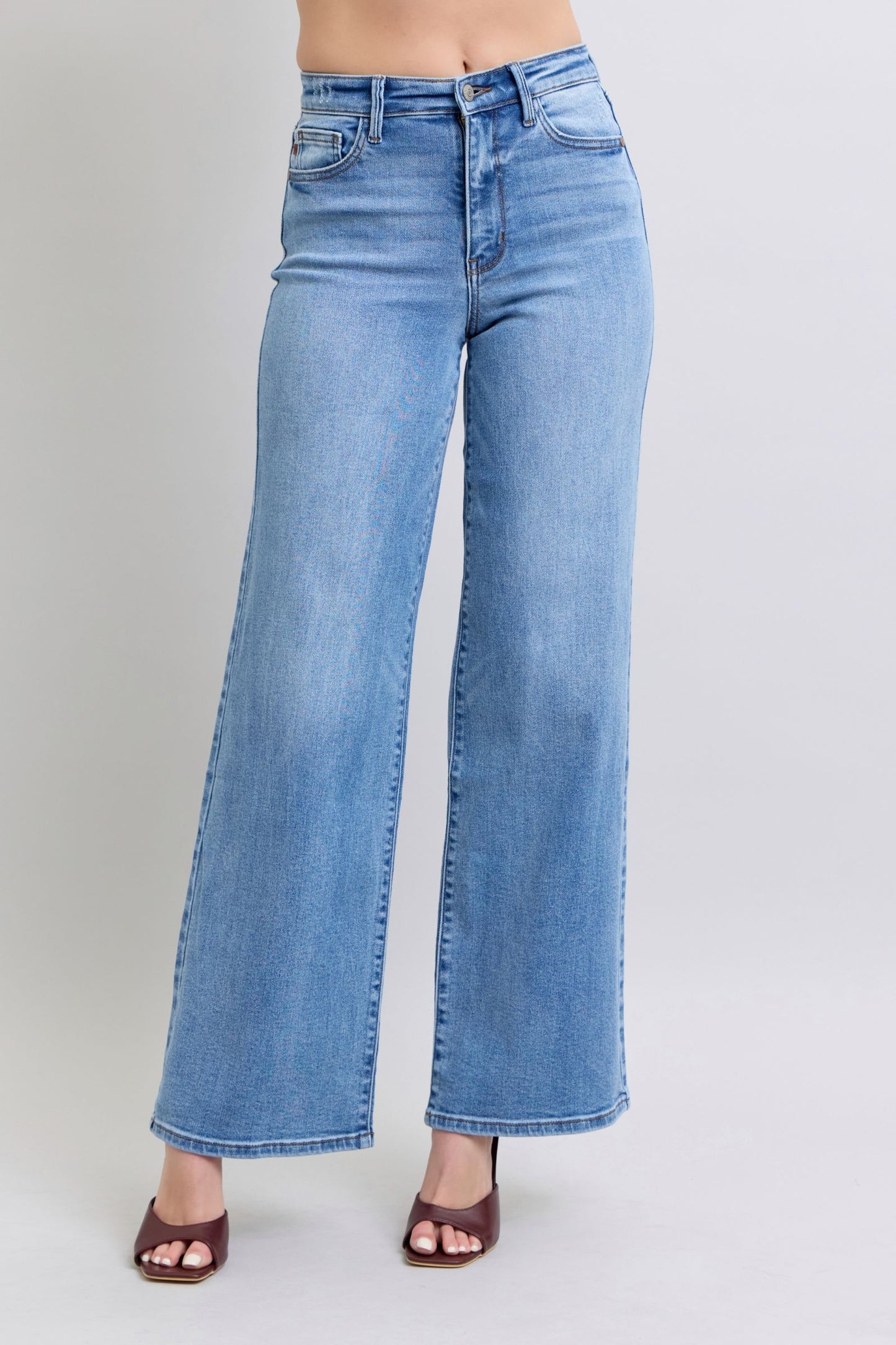 Judy Blue Delia Wide Leg Jeans
