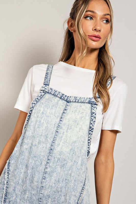 EE:SOME WASHED TIE DYE TENCEL JUMPSUIT
