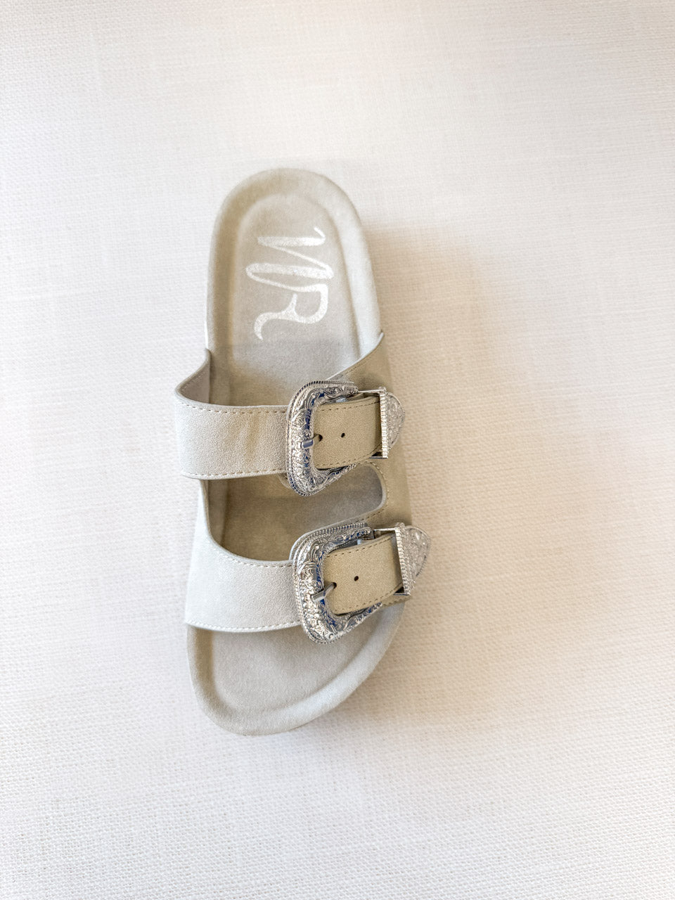 Not Rated Mickie Western Slides in Cream