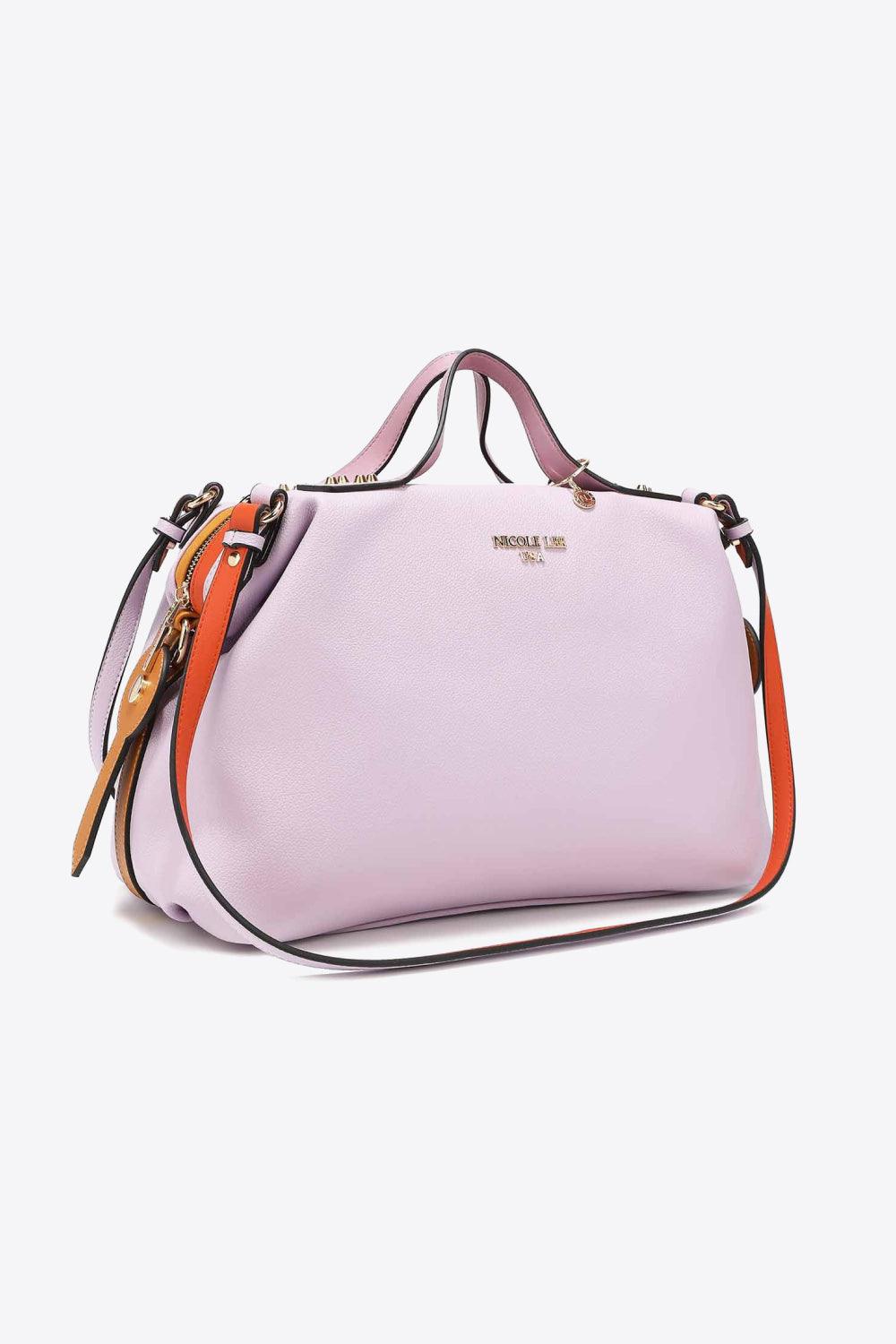 Nicole Lee USA Avery Multi Strap Boston Bag - The Fiery Jasmine