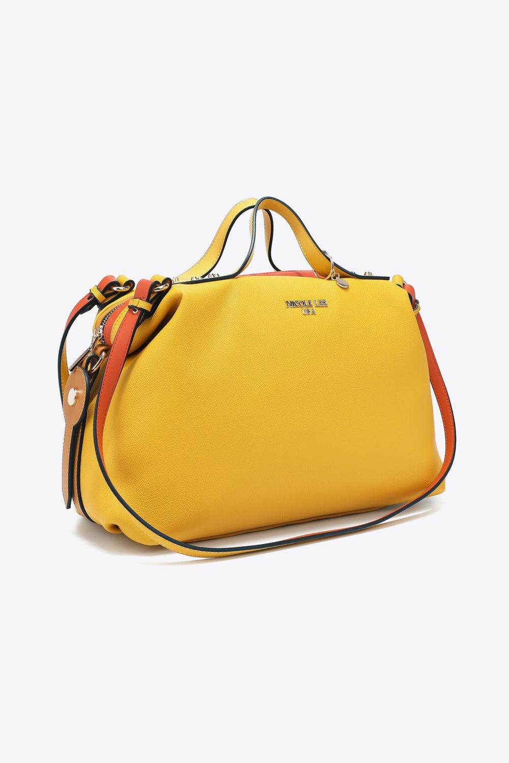 Nicole Lee USA Avery Multi Strap Boston Bag - The Fiery Jasmine