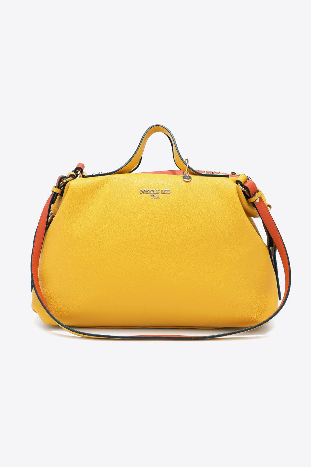 Nicole Lee USA Avery Multi Strap Boston Bag - The Fiery Jasmine
