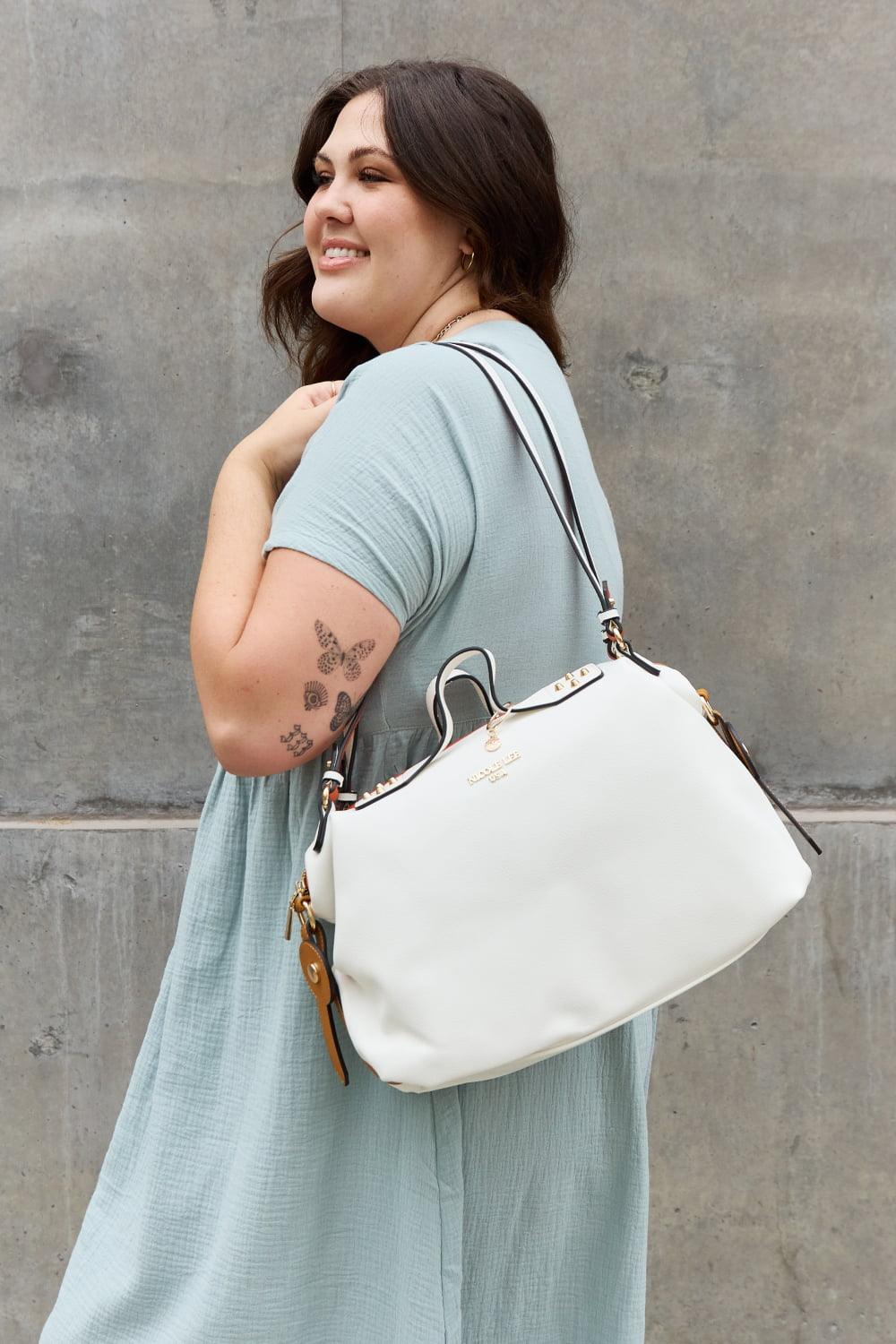 Nicole Lee USA Avery Multi Strap Boston Bag - The Fiery Jasmine