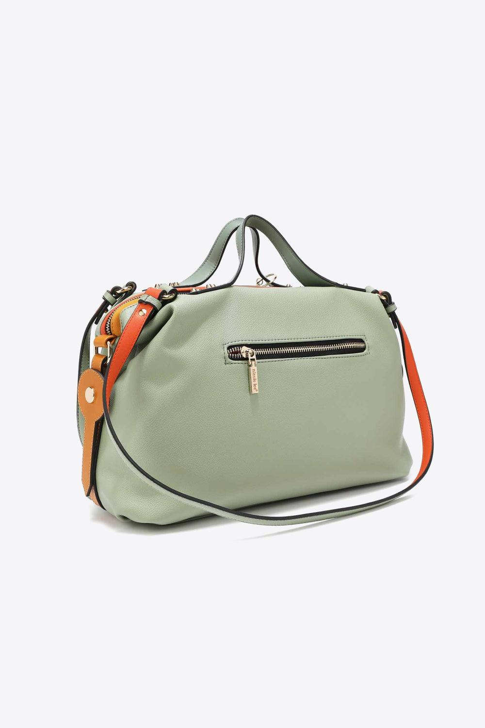 Nicole Lee USA Avery Multi Strap Boston Bag - The Fiery Jasmine