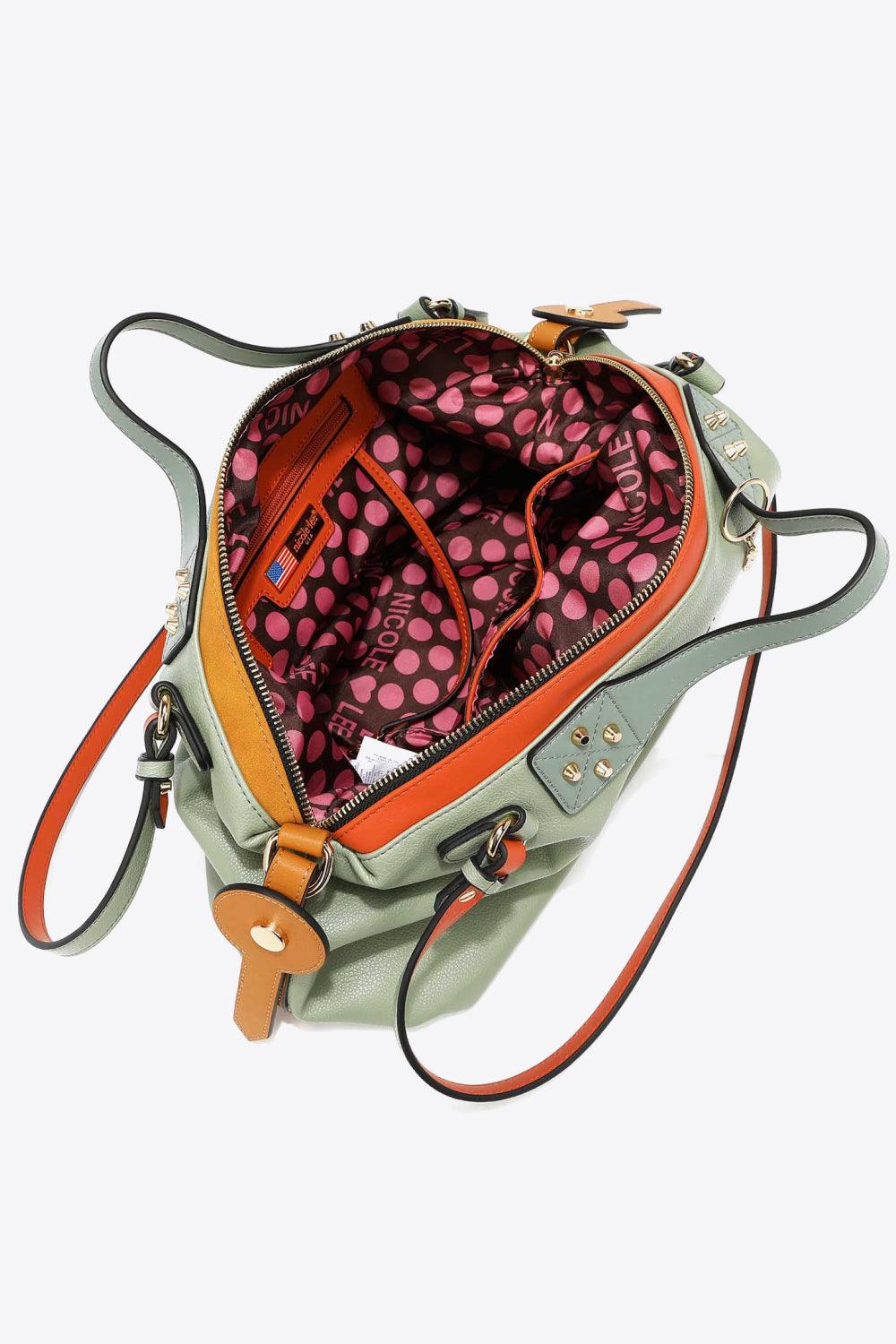 Nicole Lee USA Avery Multi Strap Boston Bag - The Fiery Jasmine