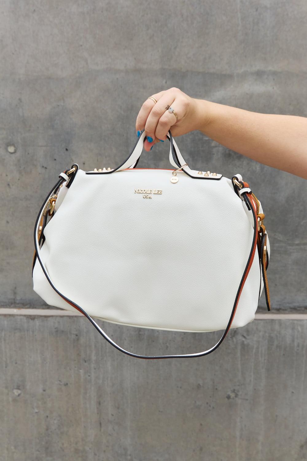 Nicole Lee USA Avery Multi Strap Boston Bag - The Fiery Jasmine