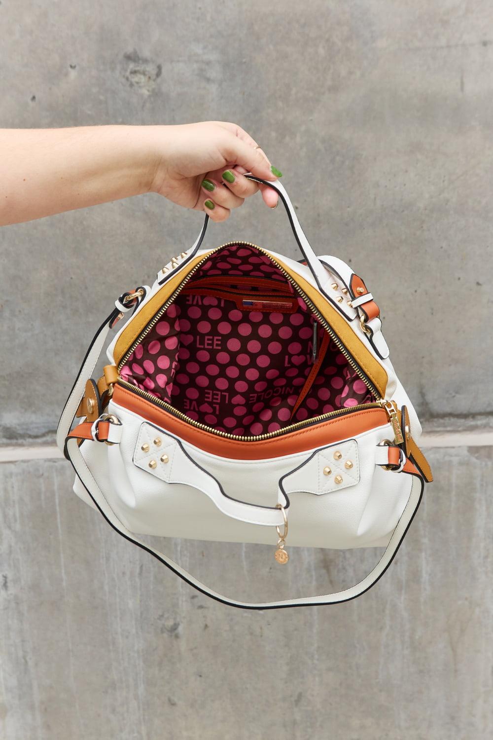 Nicole Lee USA Avery Multi Strap Boston Bag - The Fiery Jasmine