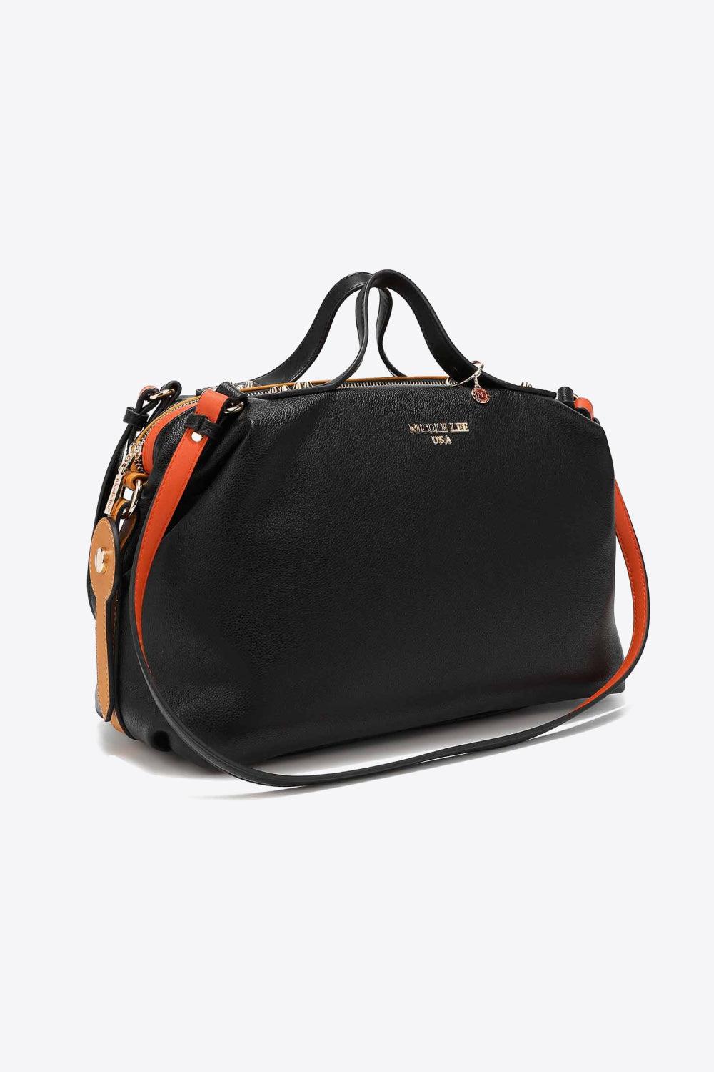 Nicole Lee USA Avery Multi Strap Boston Bag - The Fiery Jasmine