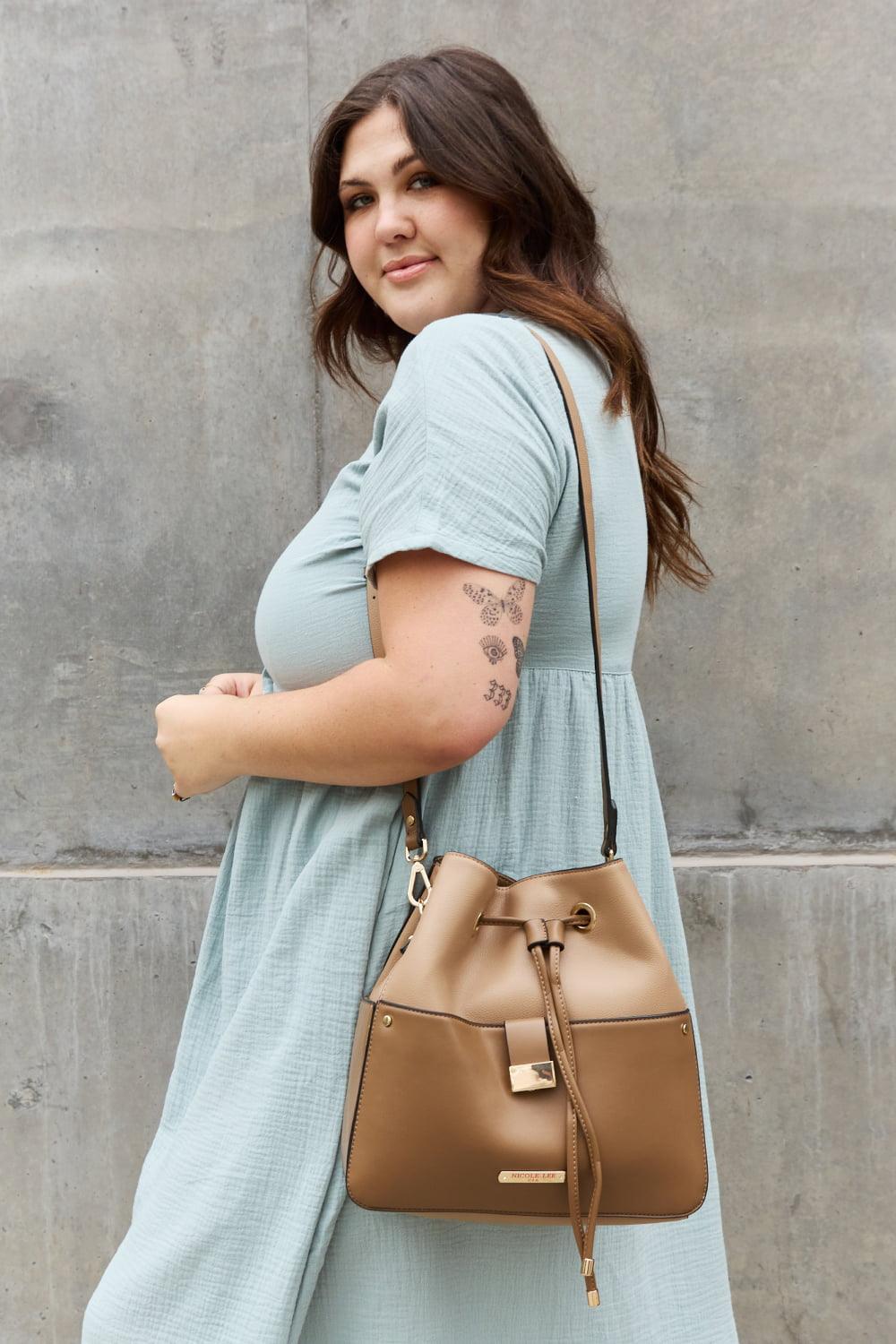Nicole Lee USA Gemma Bucket Bag - The Fiery Jasmine