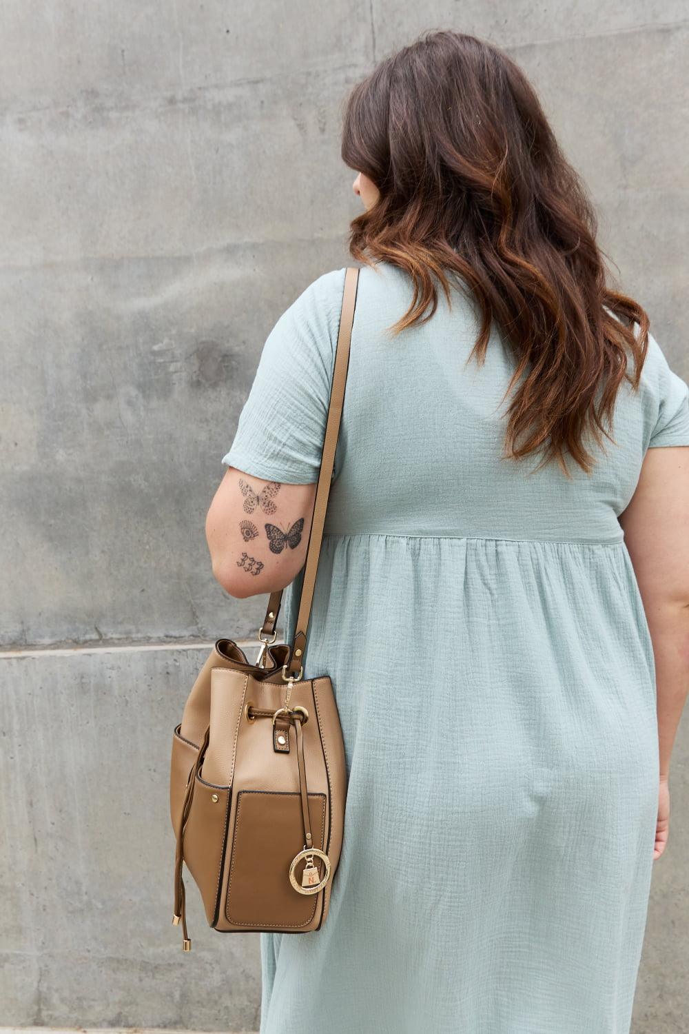 Nicole Lee USA Gemma Bucket Bag - The Fiery Jasmine