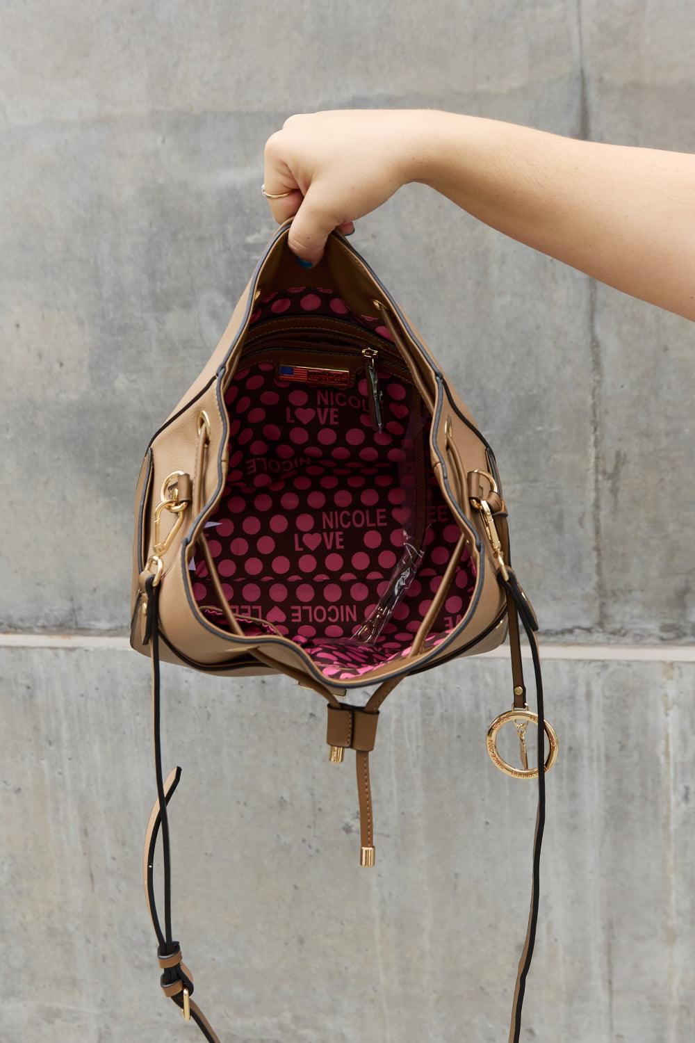 Nicole Lee USA Gemma Bucket Bag - The Fiery Jasmine