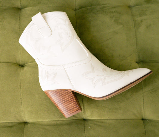 Plus One Booties in White