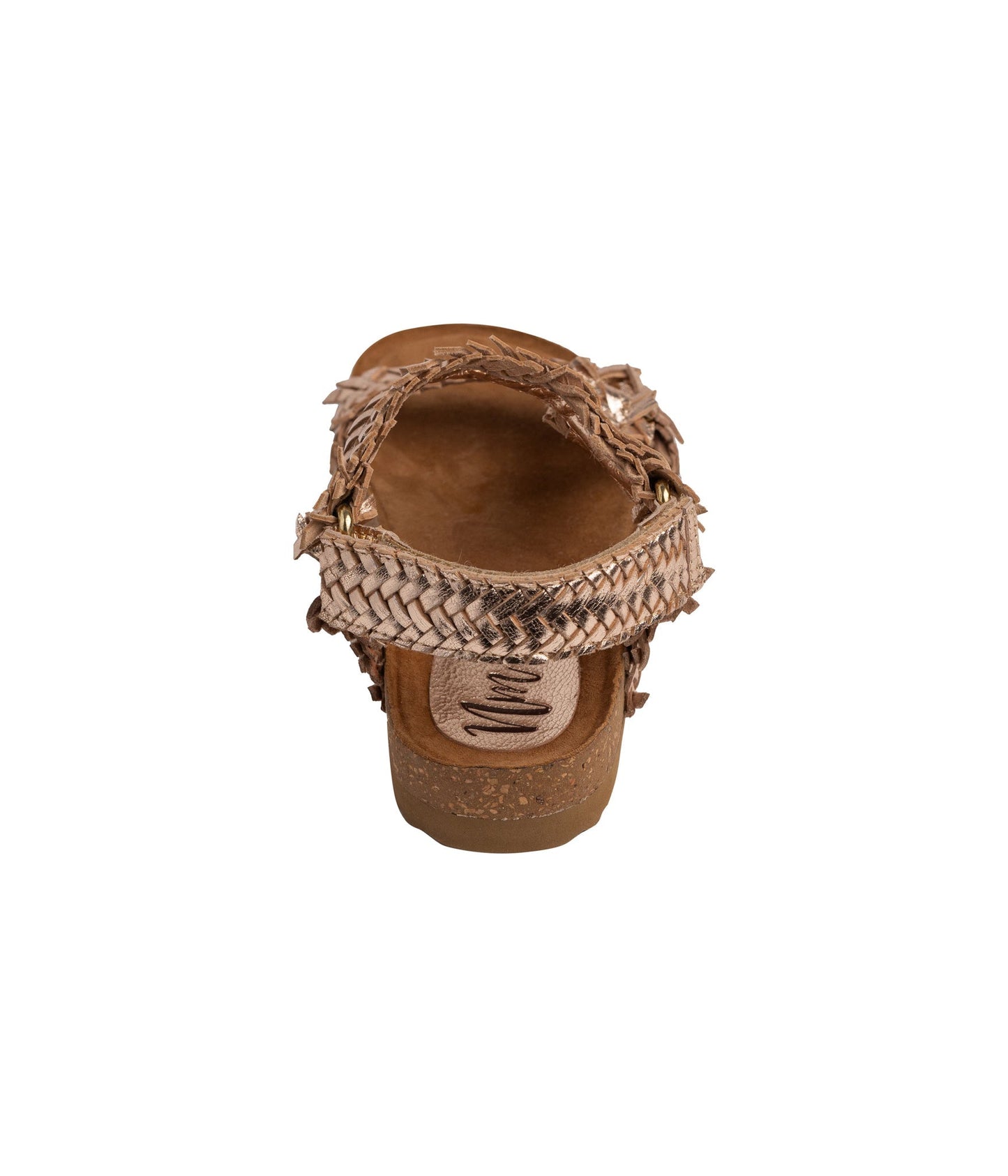 Naughty Monkey River Dance Woven Sandal in Champagne