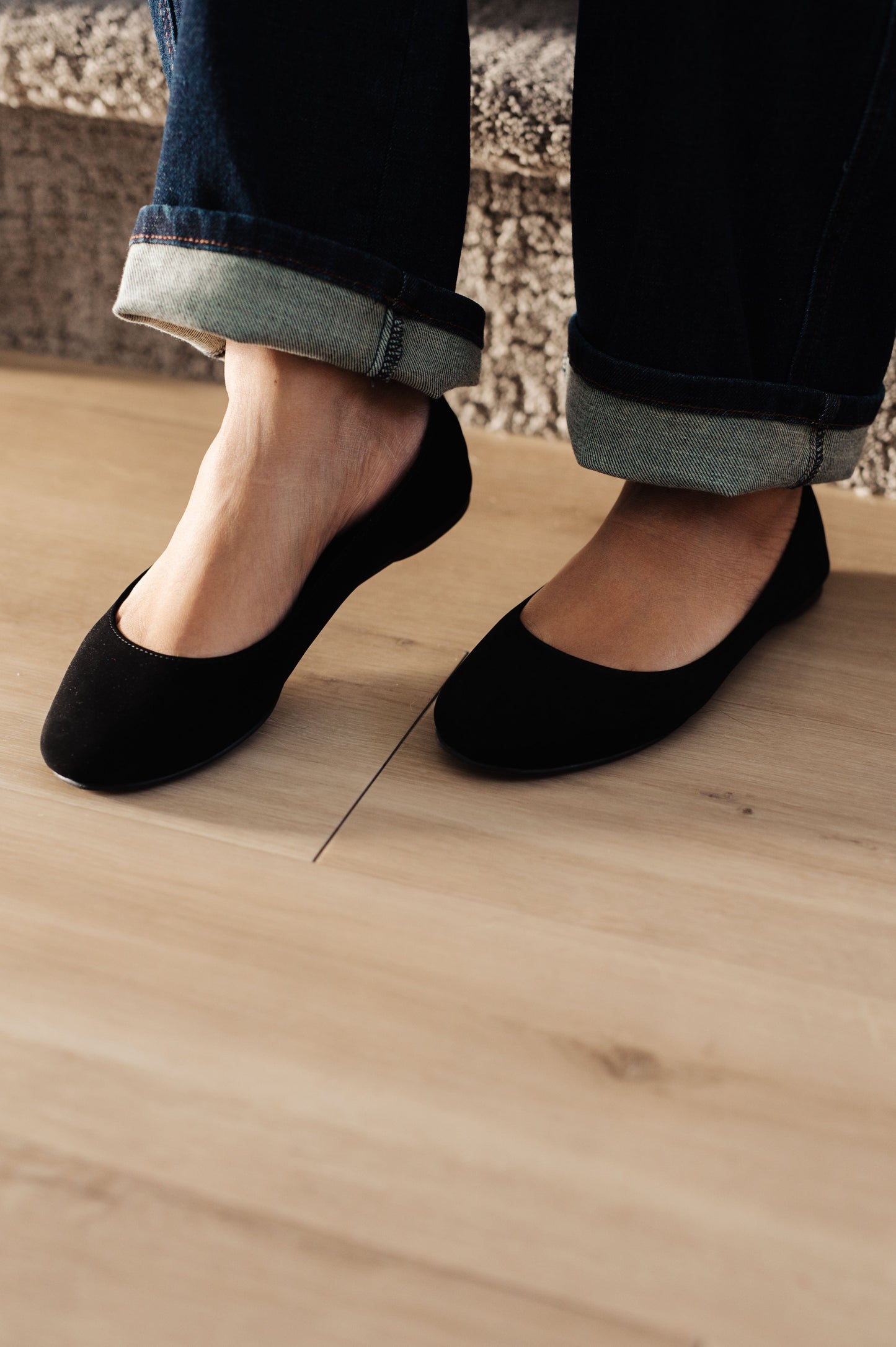Soda On Your Toes Ballet Flats in Black