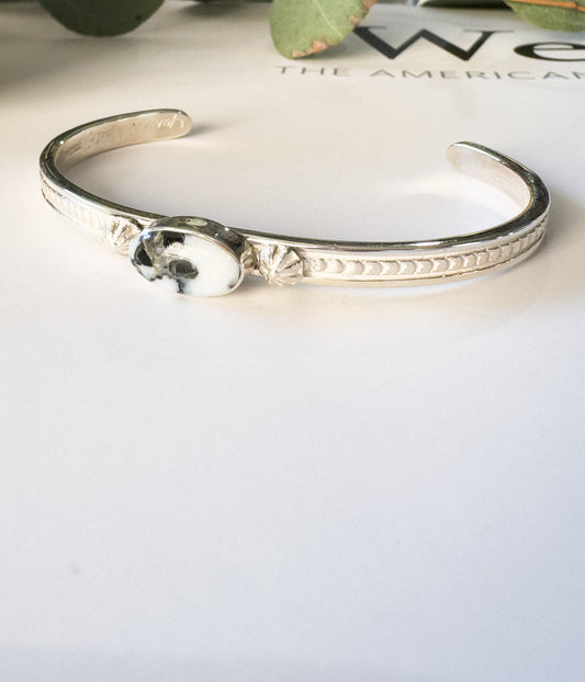 June Delgarito White Buffalo Cuff