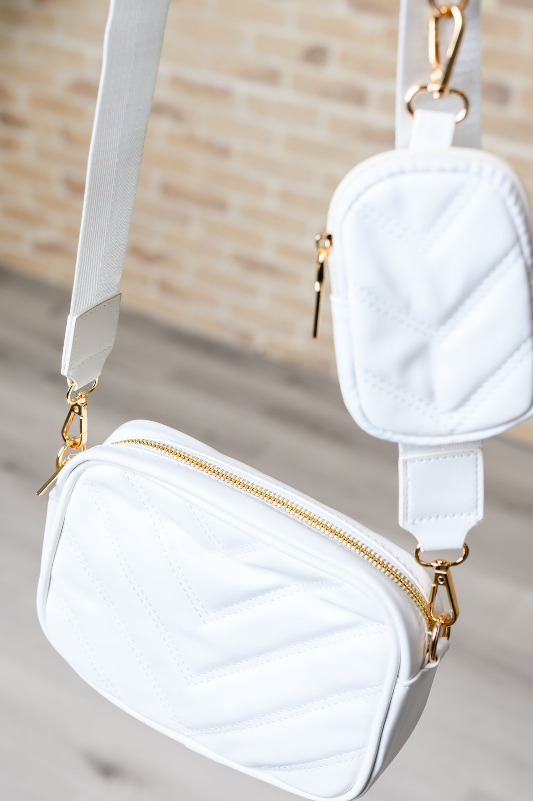 Under Your Spell Crossbody in White