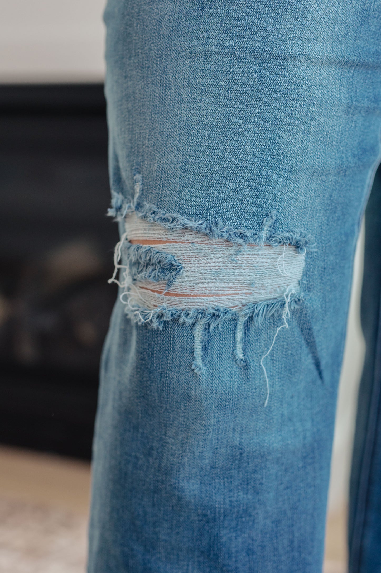 Judy Blue Carrie High Rise Control Top 90's Straight Jeans