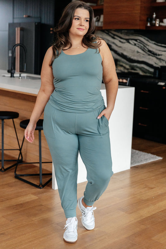 Always Accelerate Tank in Tidewater Teal