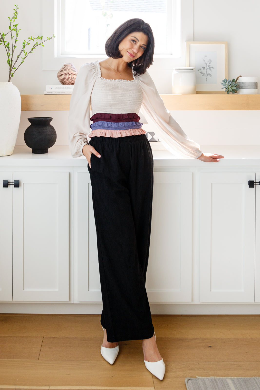 Gee Gee Come Rain or Shine Wide Leg Pants
