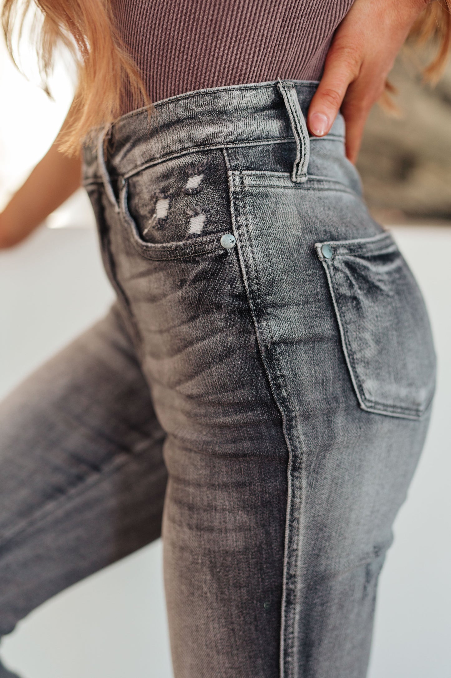 Judy Blue Hadley Control Top Release Hem Skinny