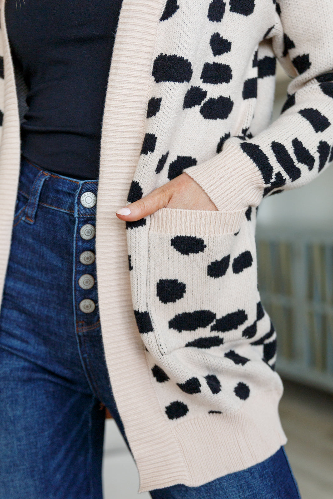 Hit The Spot Open Front Cardigan