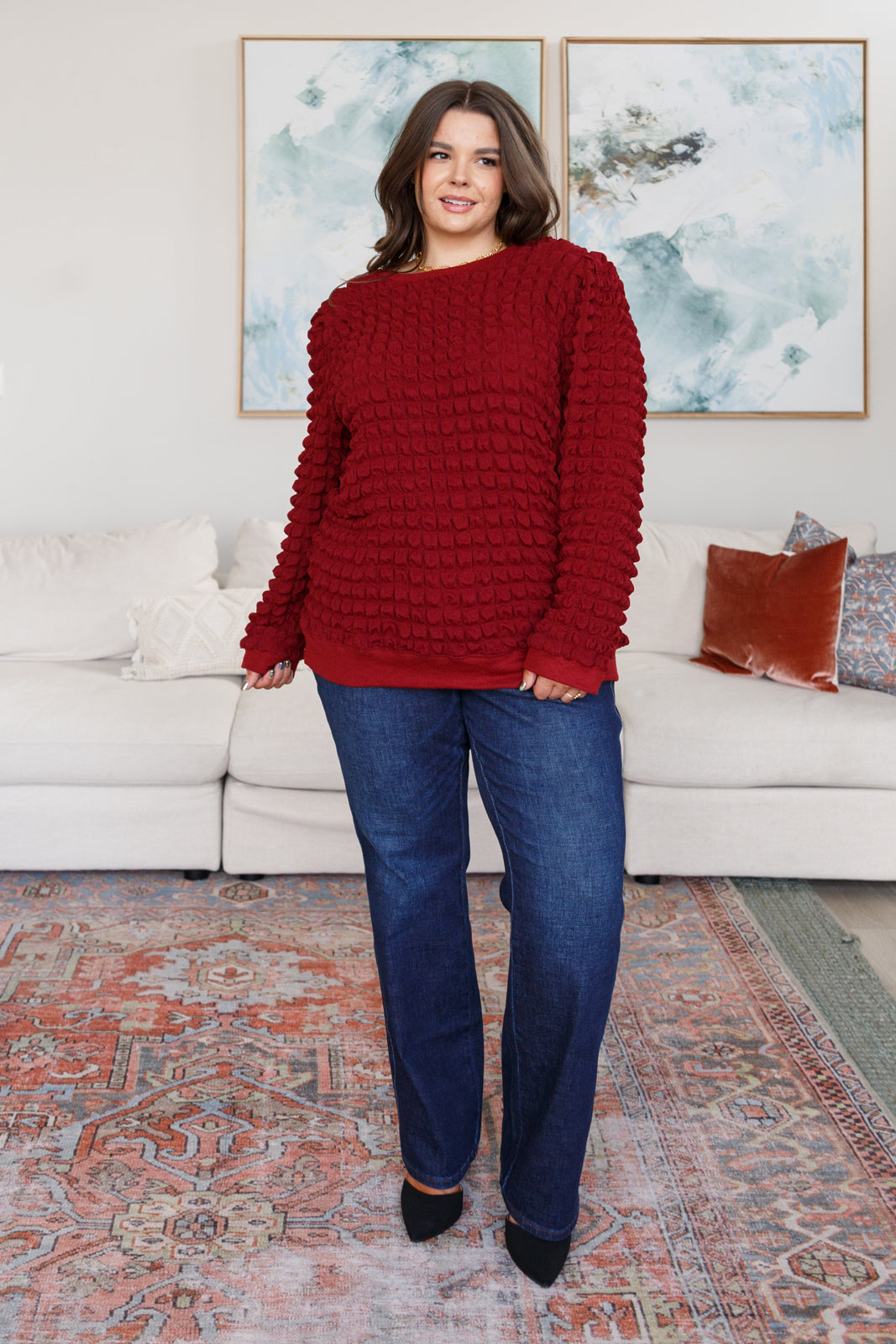 In Complete Denial Bubble Pullover