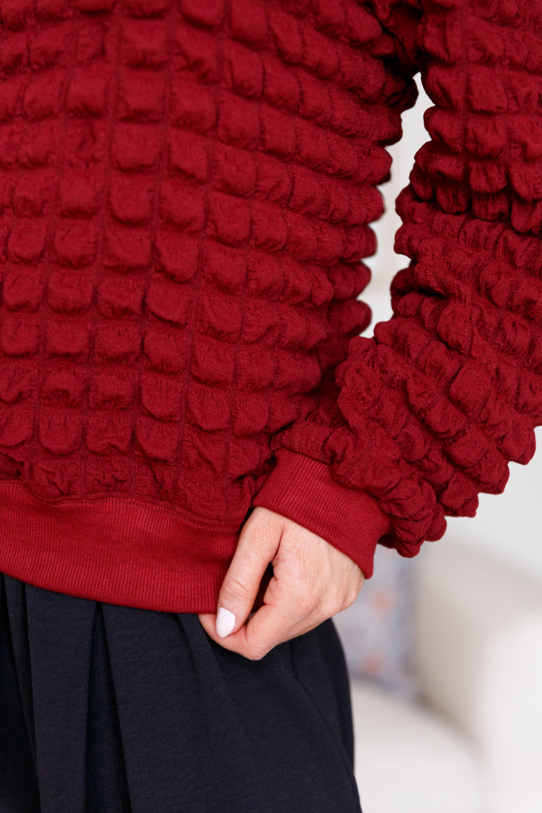 In Complete Denial Bubble Pullover