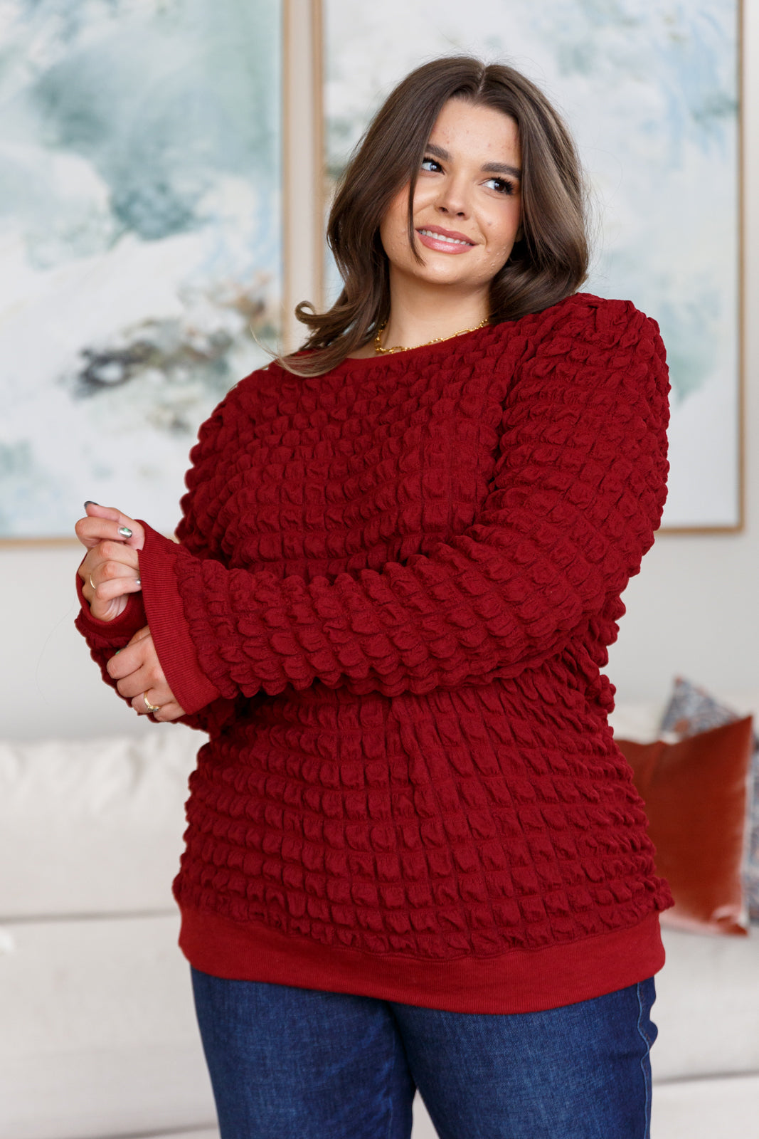 In Complete Denial Bubble Pullover