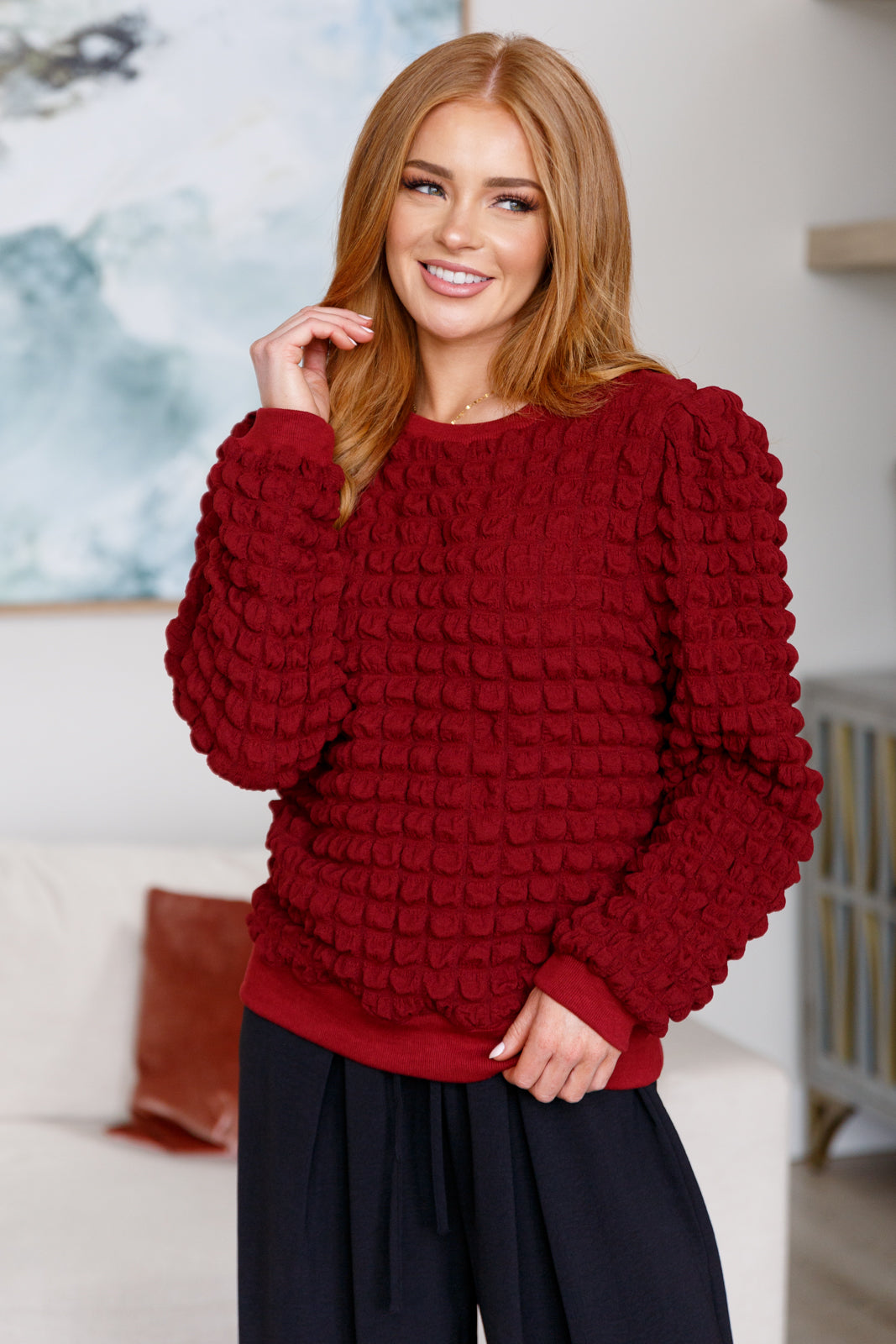In Complete Denial Bubble Pullover