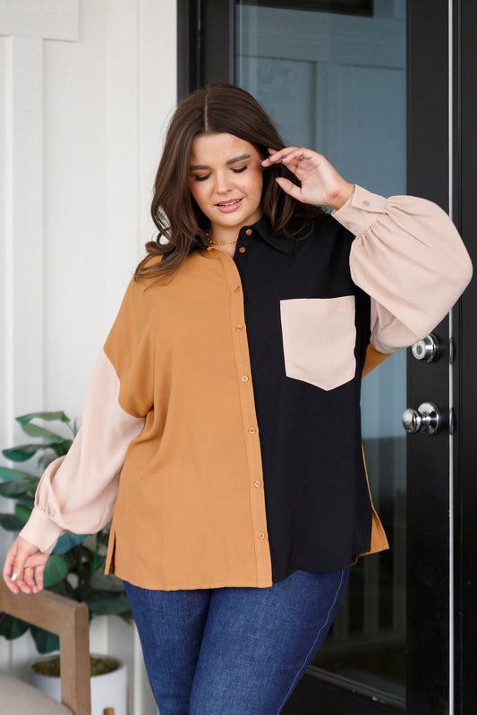 Queen from the Block Button Up