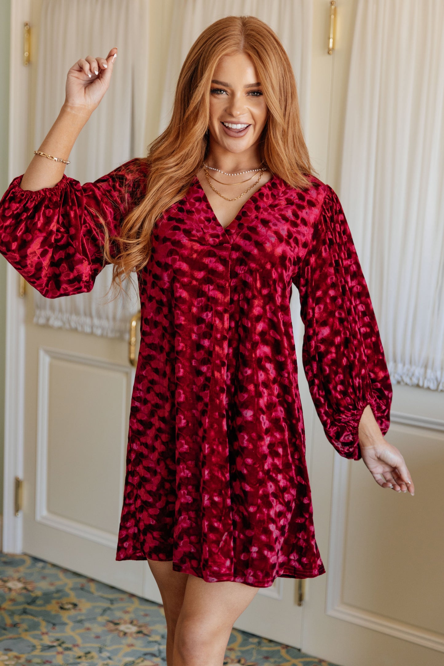 Jodifl Regal Radiance Velvet Dress