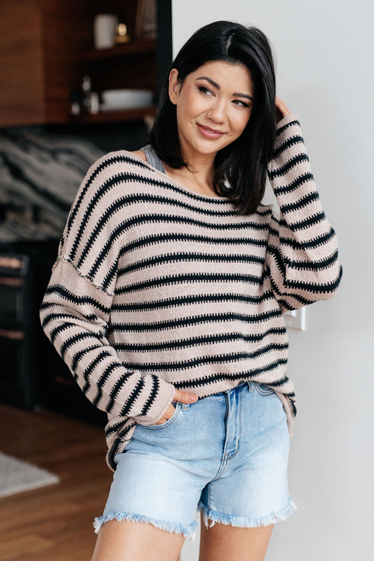 Always Assured Striped Sweater