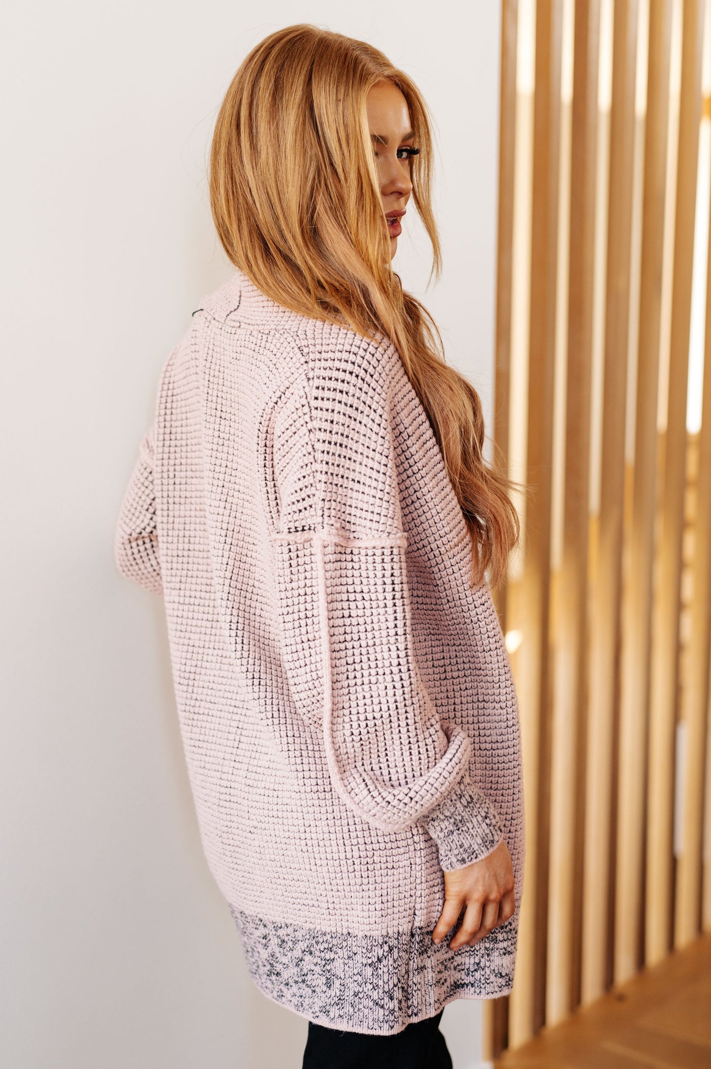 The Way It Is Cardigan in Mauve